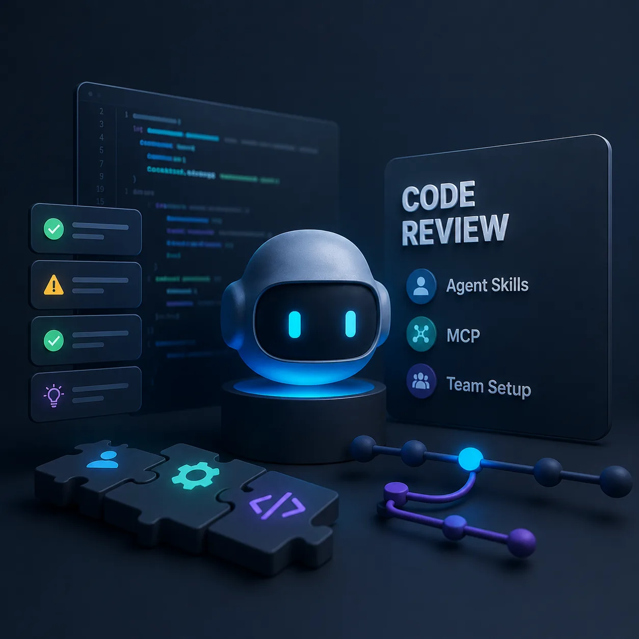 Code Review کوپایلت با Agent Skills و MCP؛ راهنمای تنظیم برای تیم ها