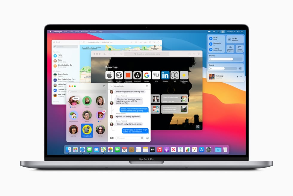 محیط سیستم عامل مک با دسکتاپ و برنامه‌های باز – سیستم عامل مک چیست؟